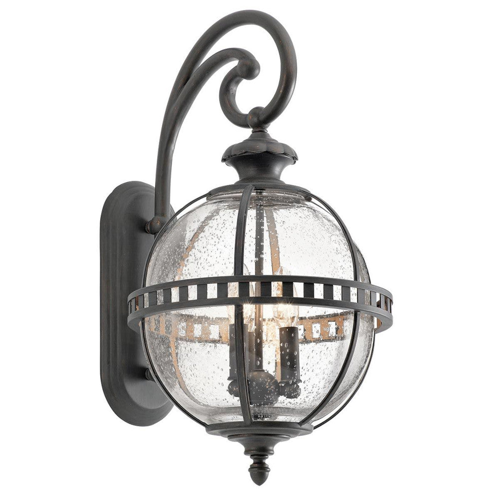 'Cowick' Victorian Bronze Ball Wall Light