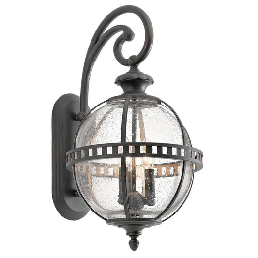 'Cowick' Victorian Bronze Ball Wall Light