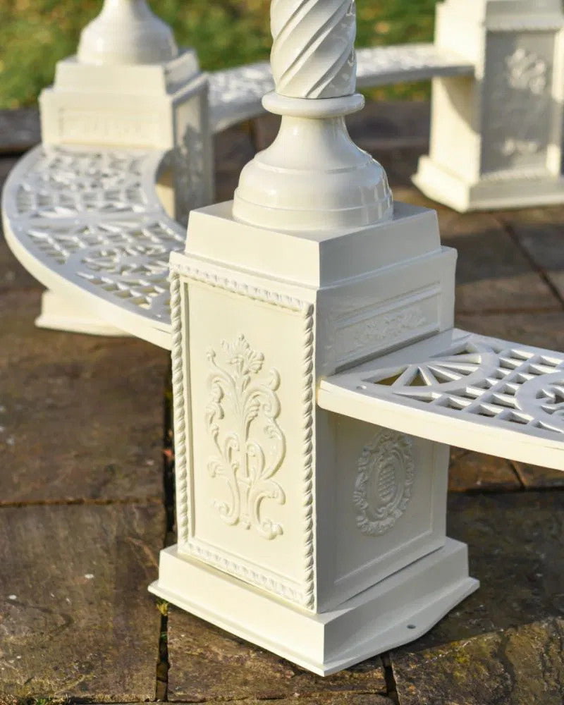 View of the embossed regal motif