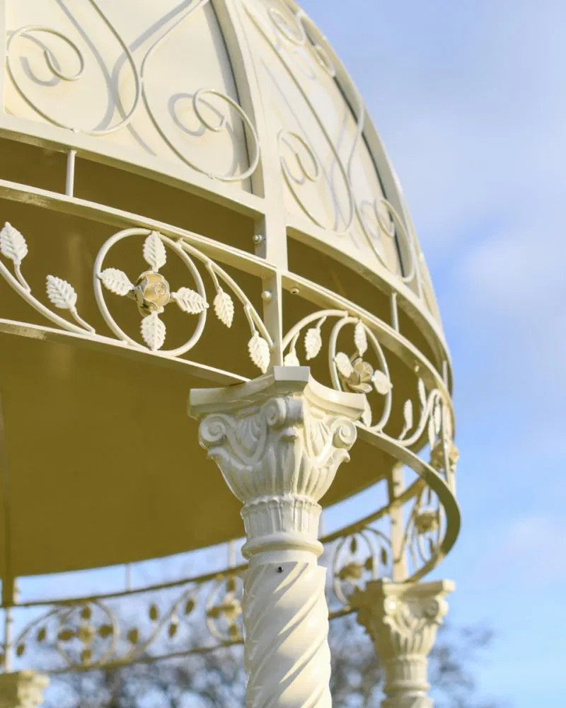 View of the floral scrollwork