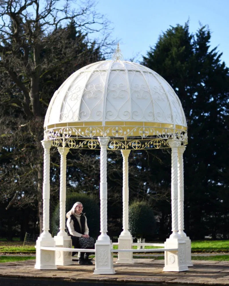Life size scale of the 'Purley' Cream Gazebo 