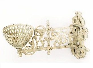 Cream hanging basket