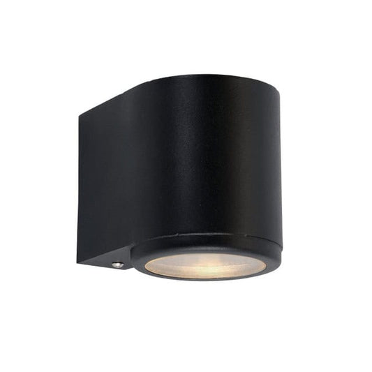 'Croxdale' Contemporary Black Down Wall Light - thumbnail