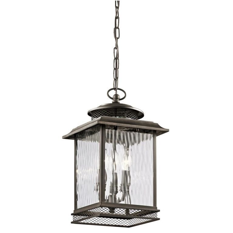 Dappled Glass Nautical Style Chain Lantern