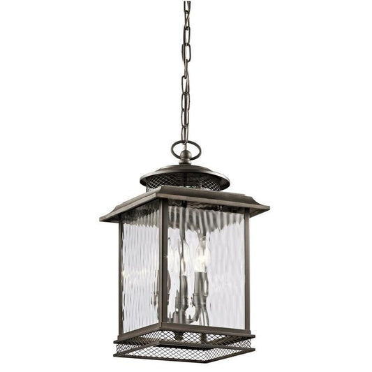 Dappled Glass Nautical Style Chain Lantern