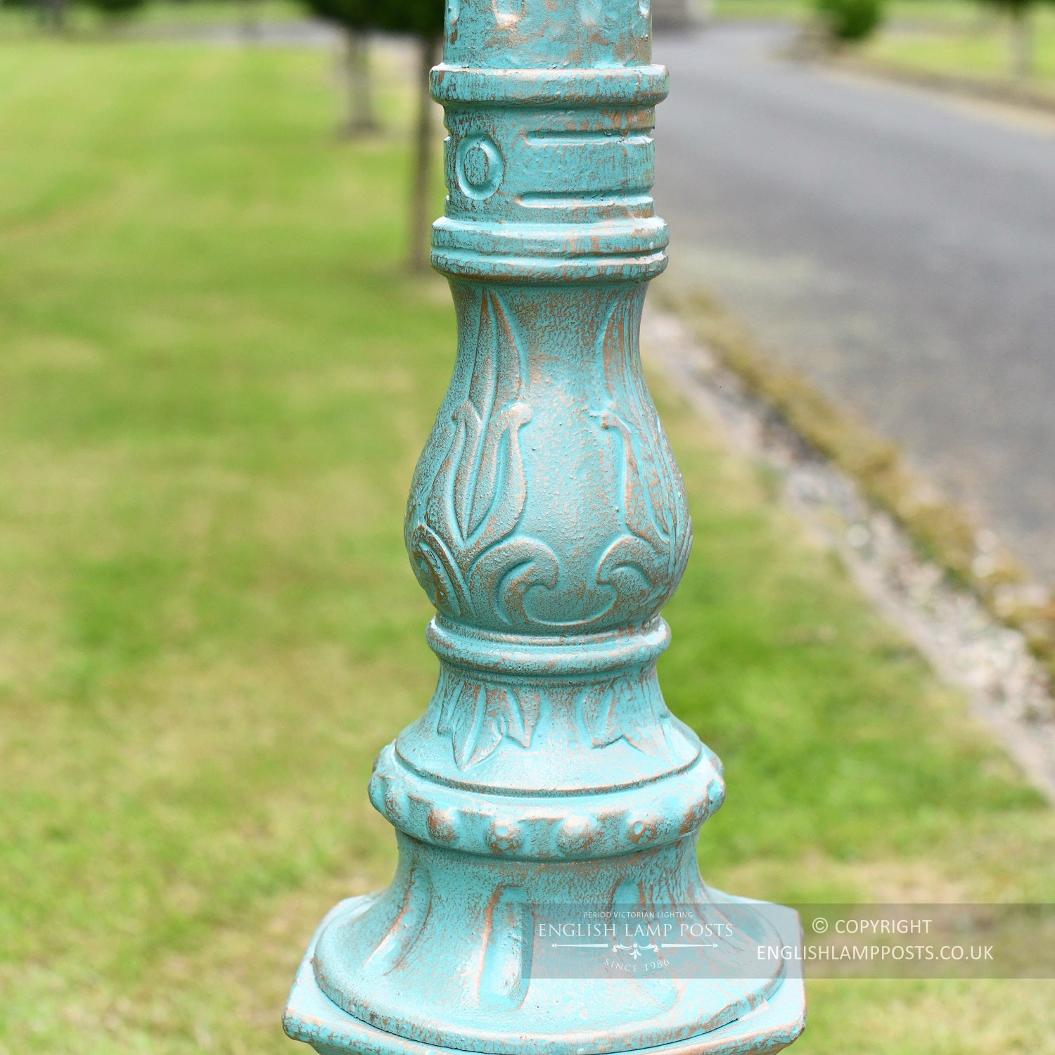 Decorative Detailing On Ornate Lamp Post Column