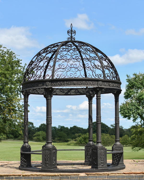 'Caversham' Elegant Black Gazebo