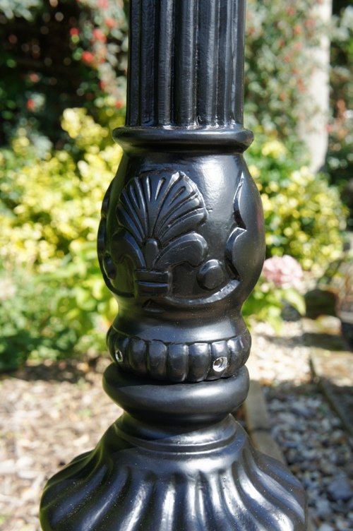 Lamp post ornate detailing