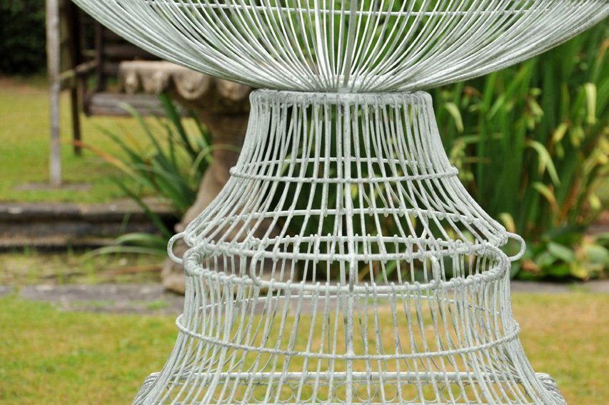detailed planter on lawn
