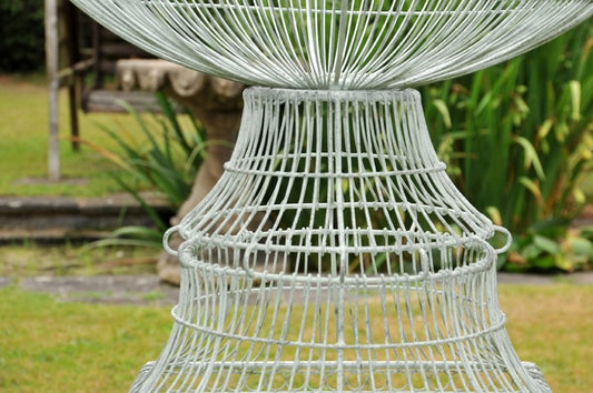 detailed planter on lawn