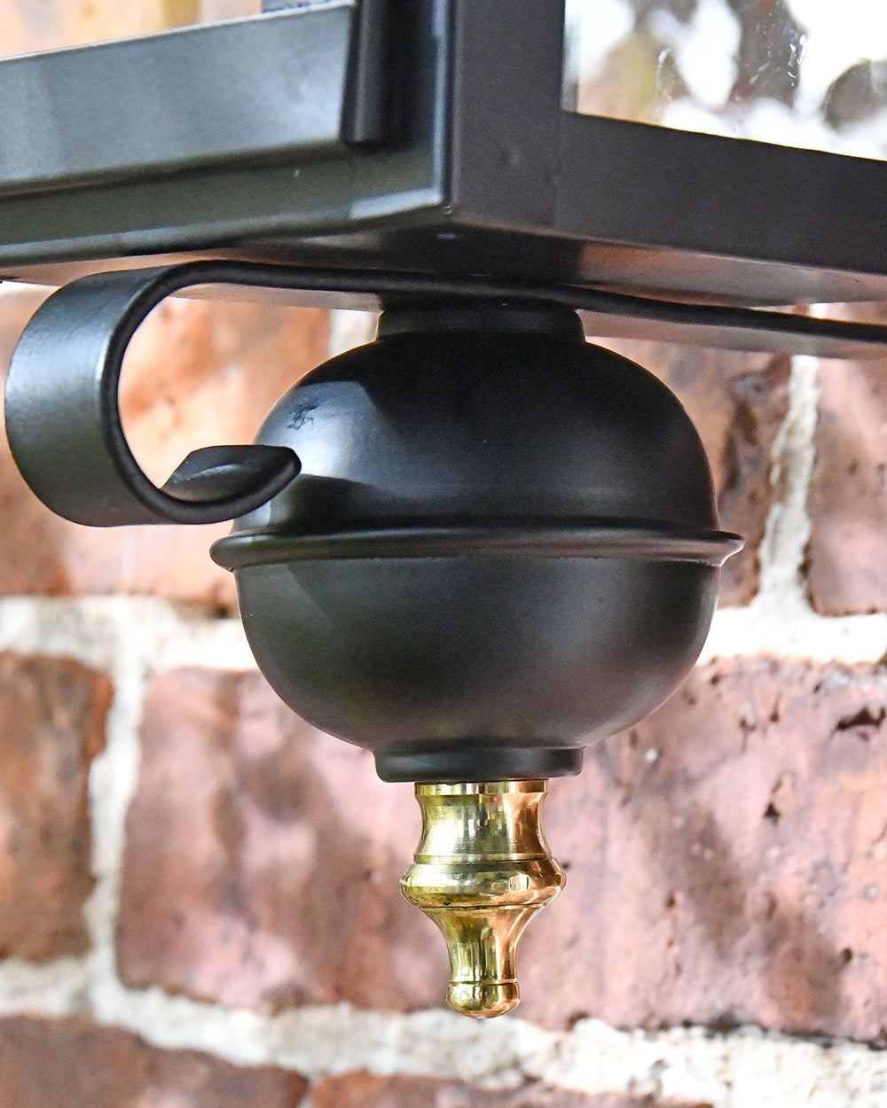 Devonshire Black Wall Lantern Finials