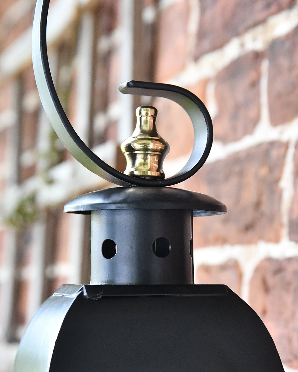 Close Up Details On The Devonshire Wall Lantern