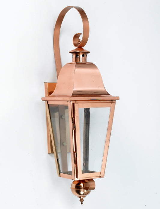 'Devonshire' Antique Copper Lantern