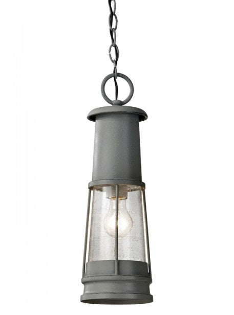 Distressed Grey Coastal Chain Hanging Light