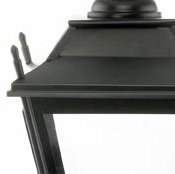 Black roof with gothic spikes 
