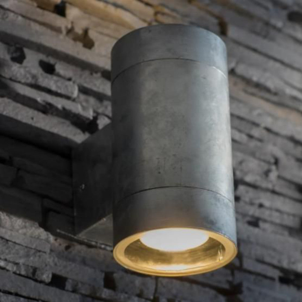 Close up of the wall light base
