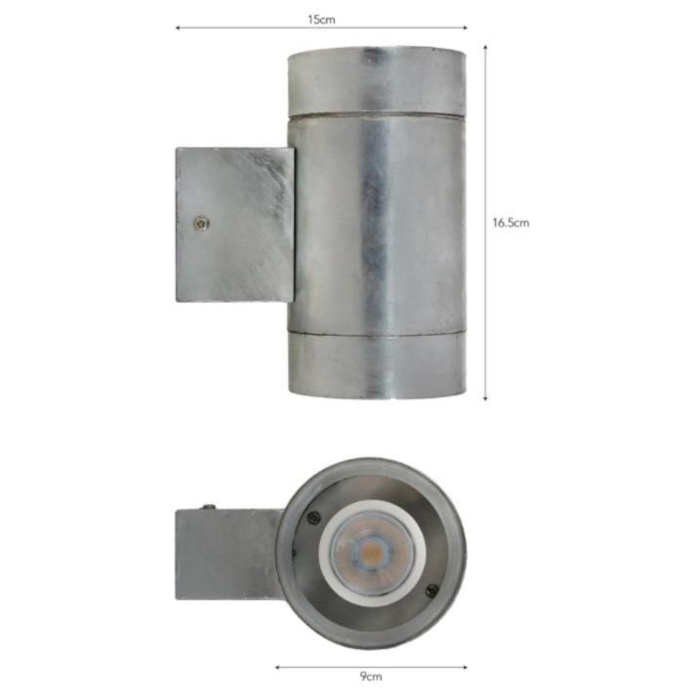 The 'Dovenby' wall light on a white background