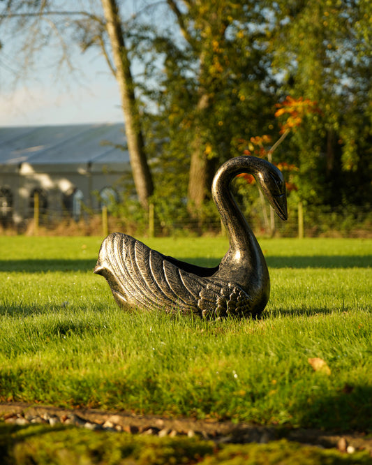 Antique Swan planter