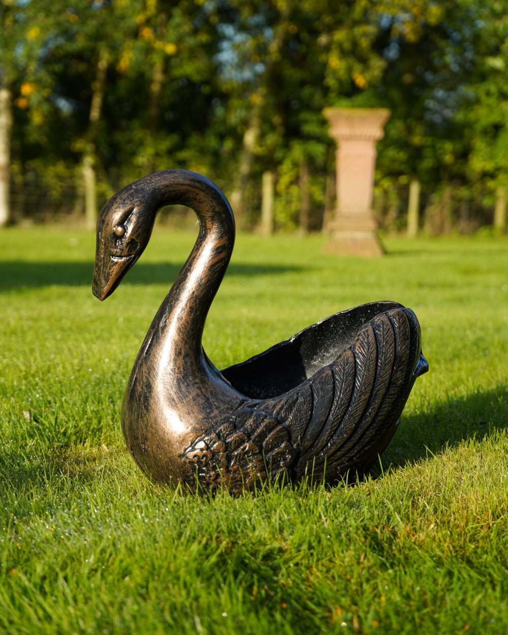 Bronze garden planter 