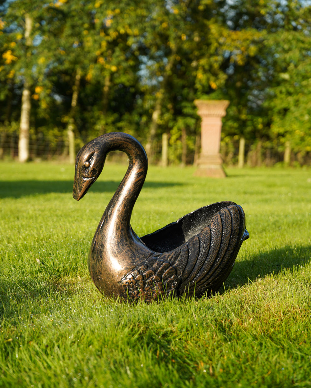 Copper aquatic bird 