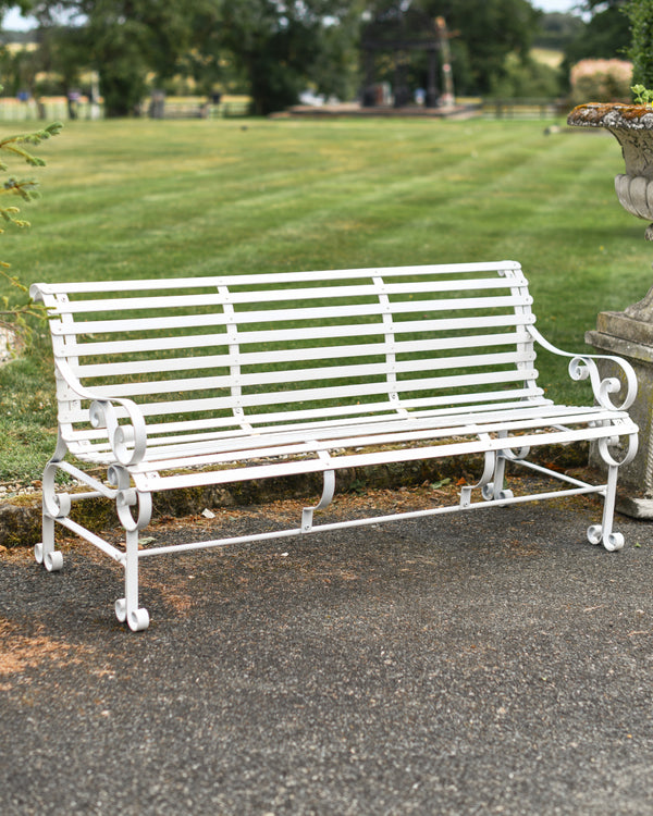 'Claydon' Cream Three-Seater Bench