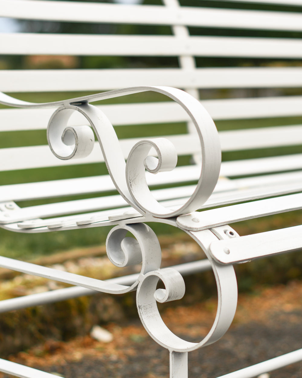 Wound bench arm rests 