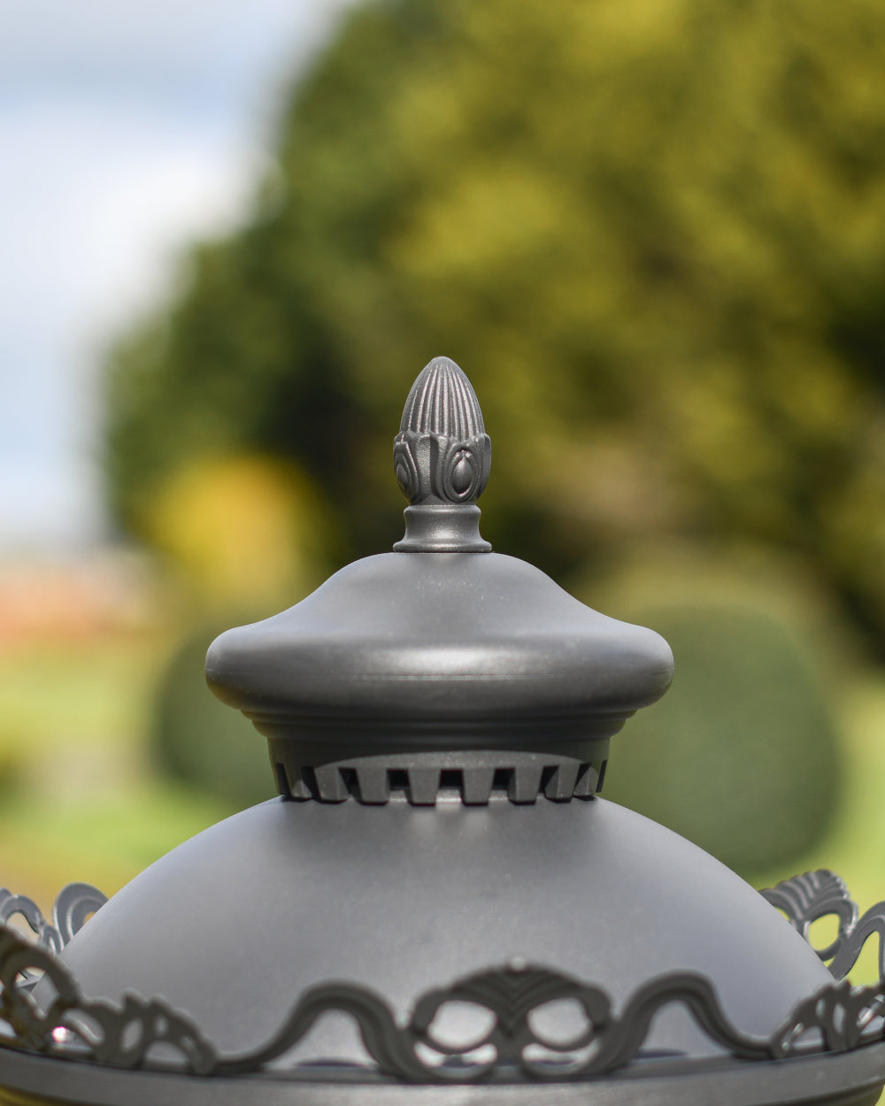 Two-tier circular lantern roof 