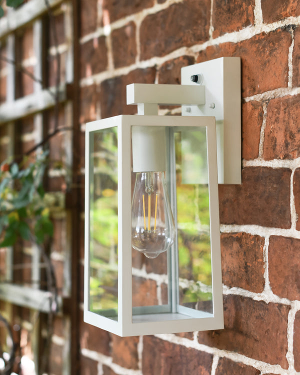 'Boîte' Glass White Wall Light