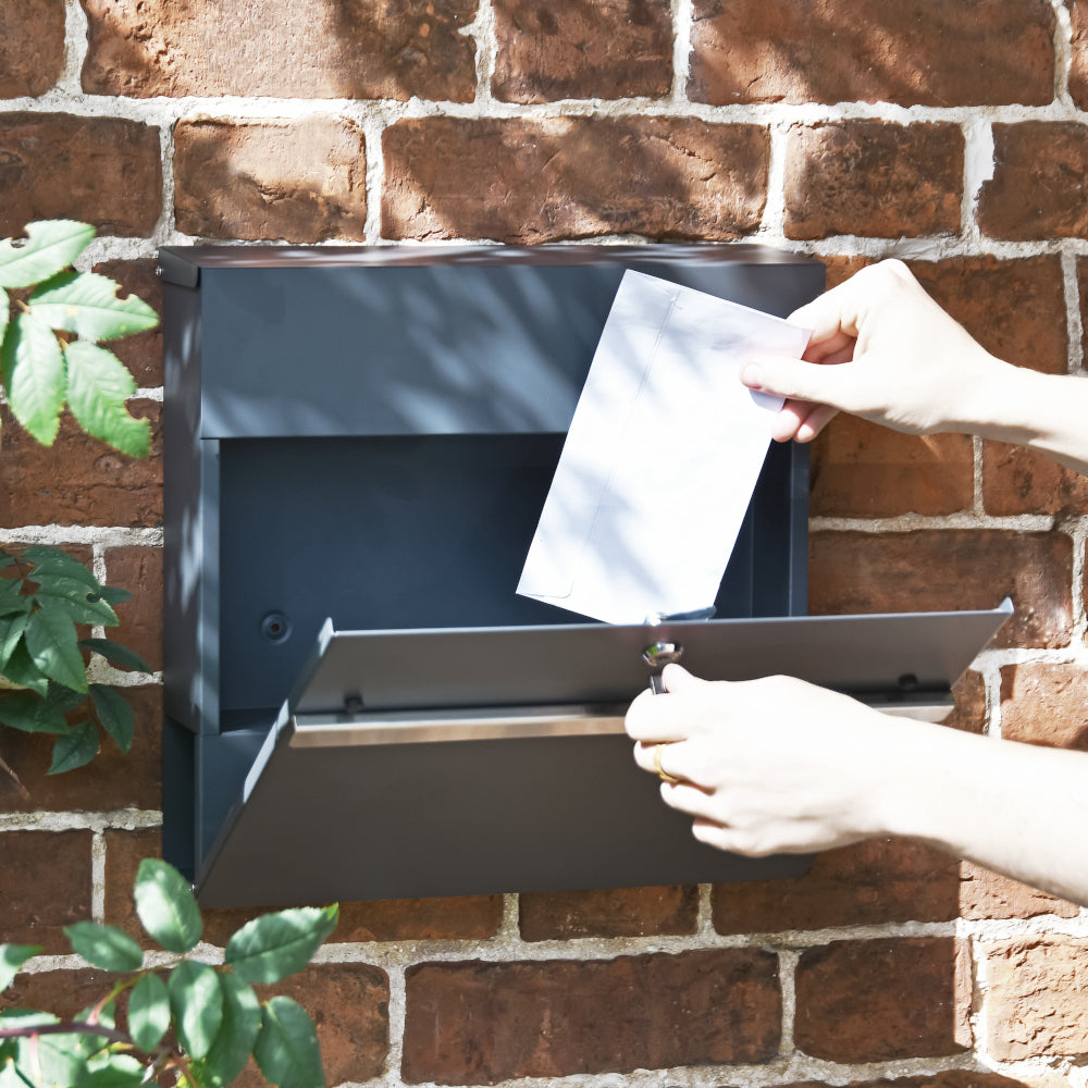 Front retrieving post box 