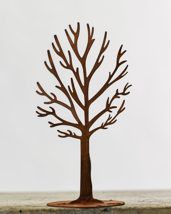 Rustic Tree Steel Sheet Silhouette - Small