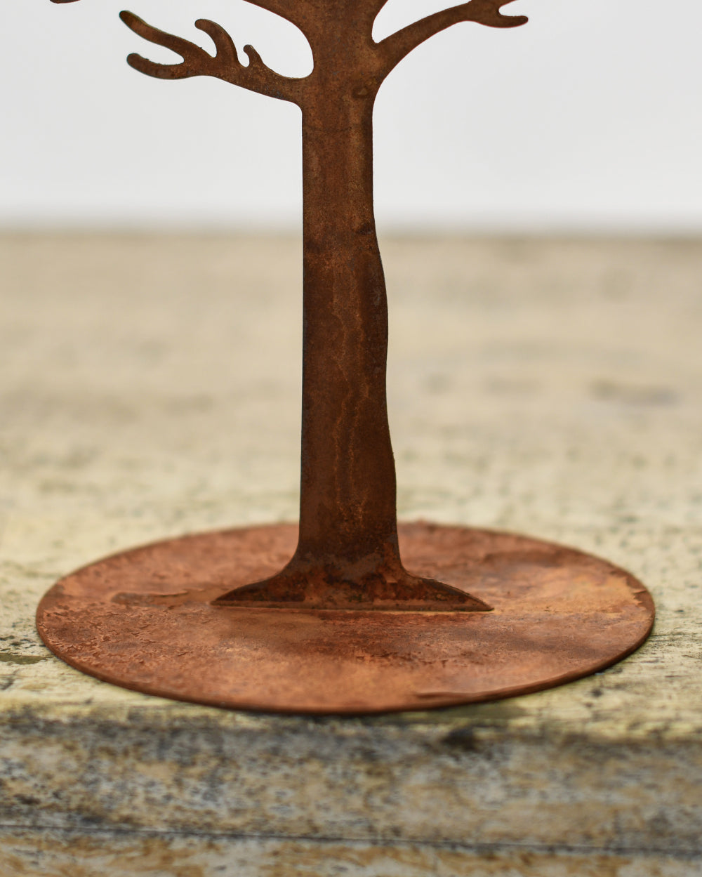 Tree silhouette with a solid base 