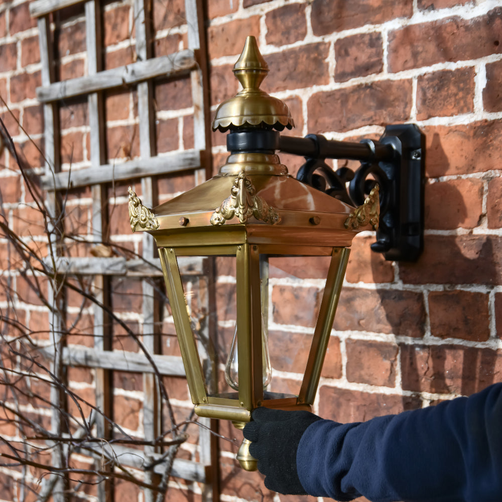 Victorian inspired wall lantern