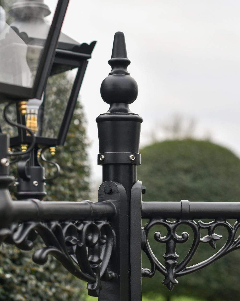 Steel lamp post 