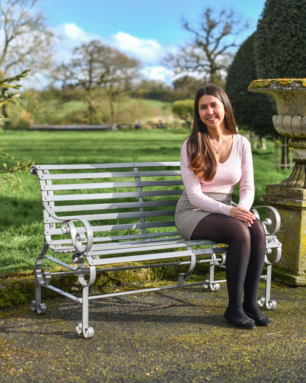 Iron bench 