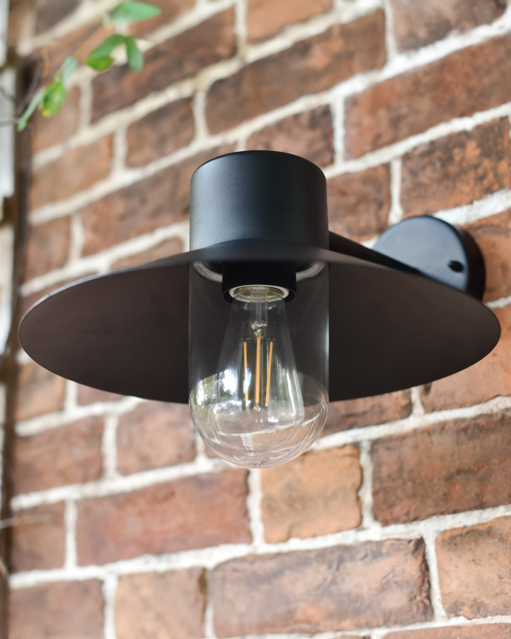 Bottom view of the garden light