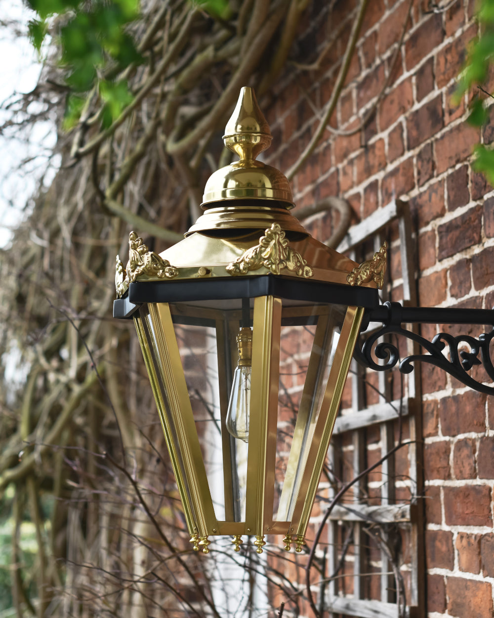 Ornate wall light 