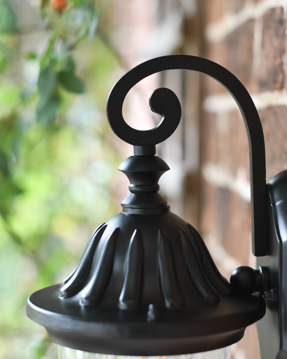 Detailed outside light fixture