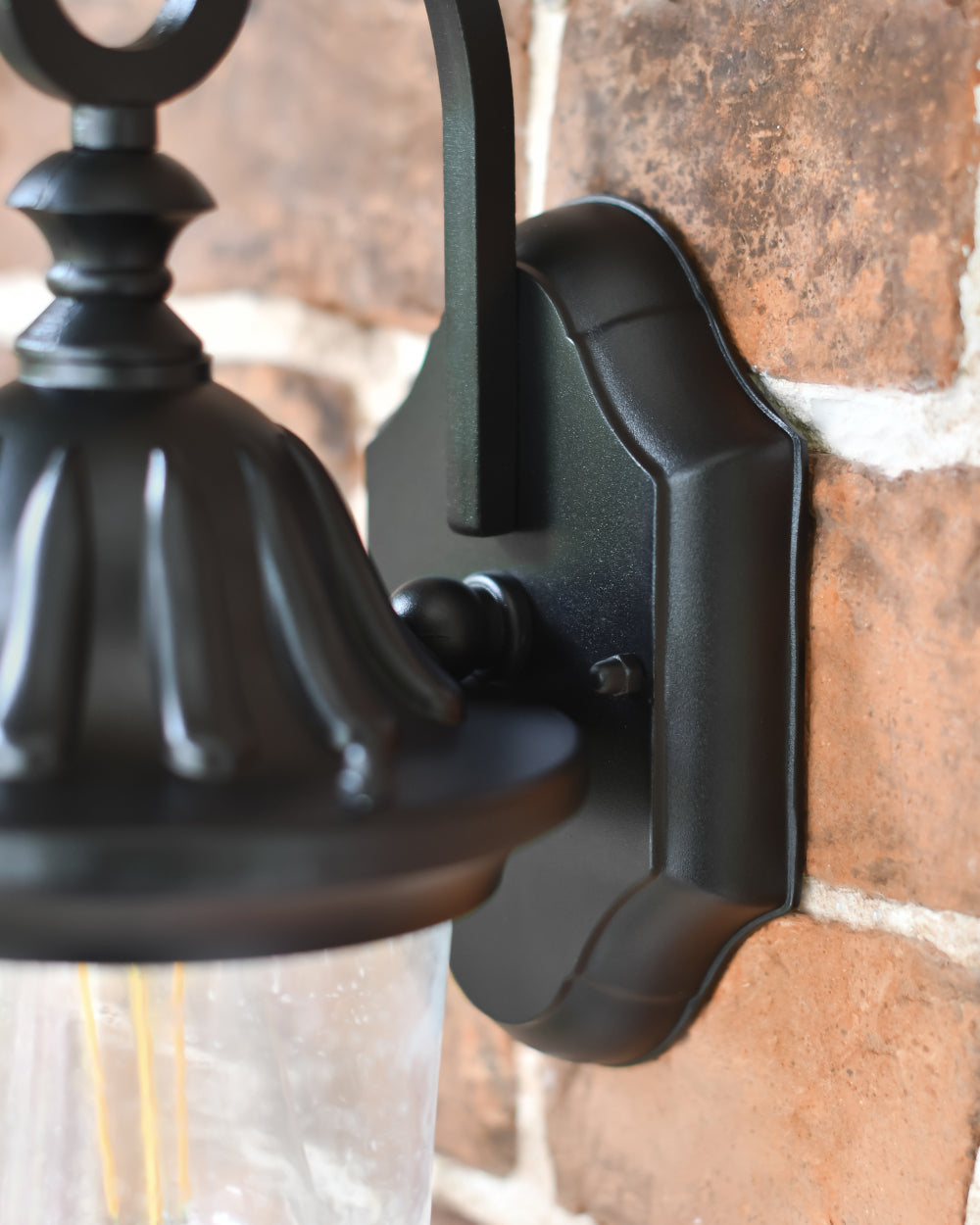 Top fix bracket for wall light 