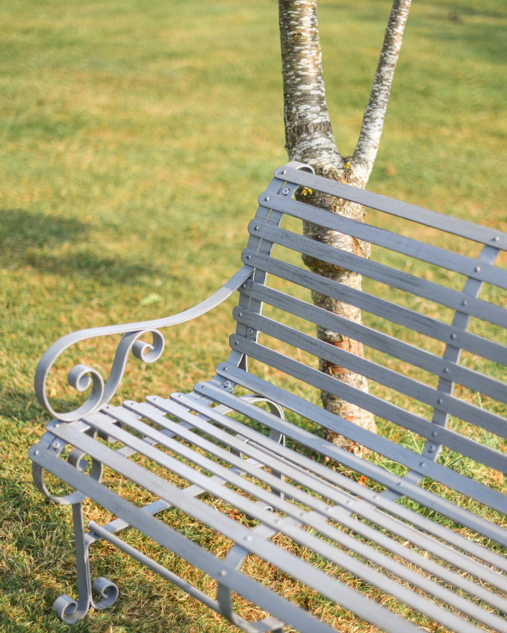 Ornate bench arms 