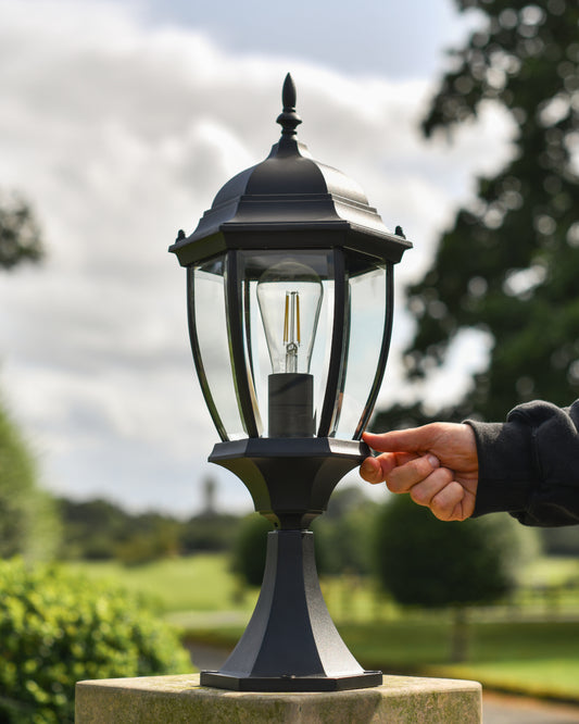 Victorian-inspired outdoor light 