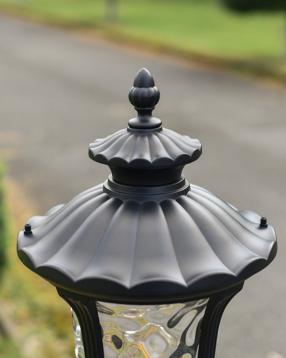 Ornate black roof 