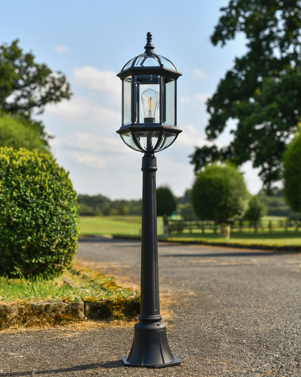 'Calcot' Vintage Bird Cage Pillar Light