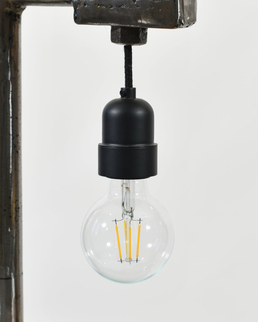 Table-light with steel pipe 