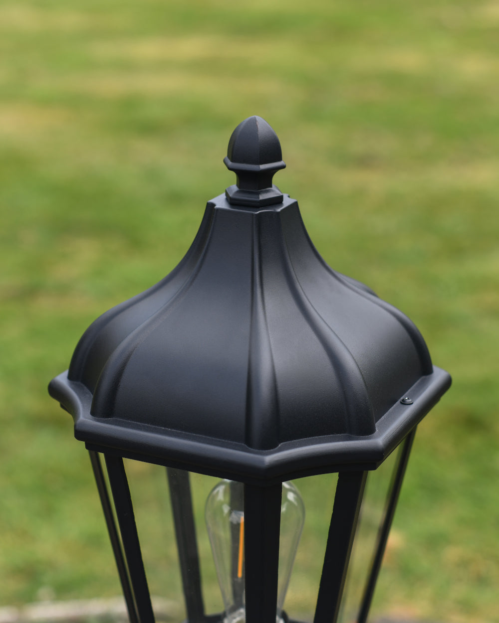 Ornate black roof 
