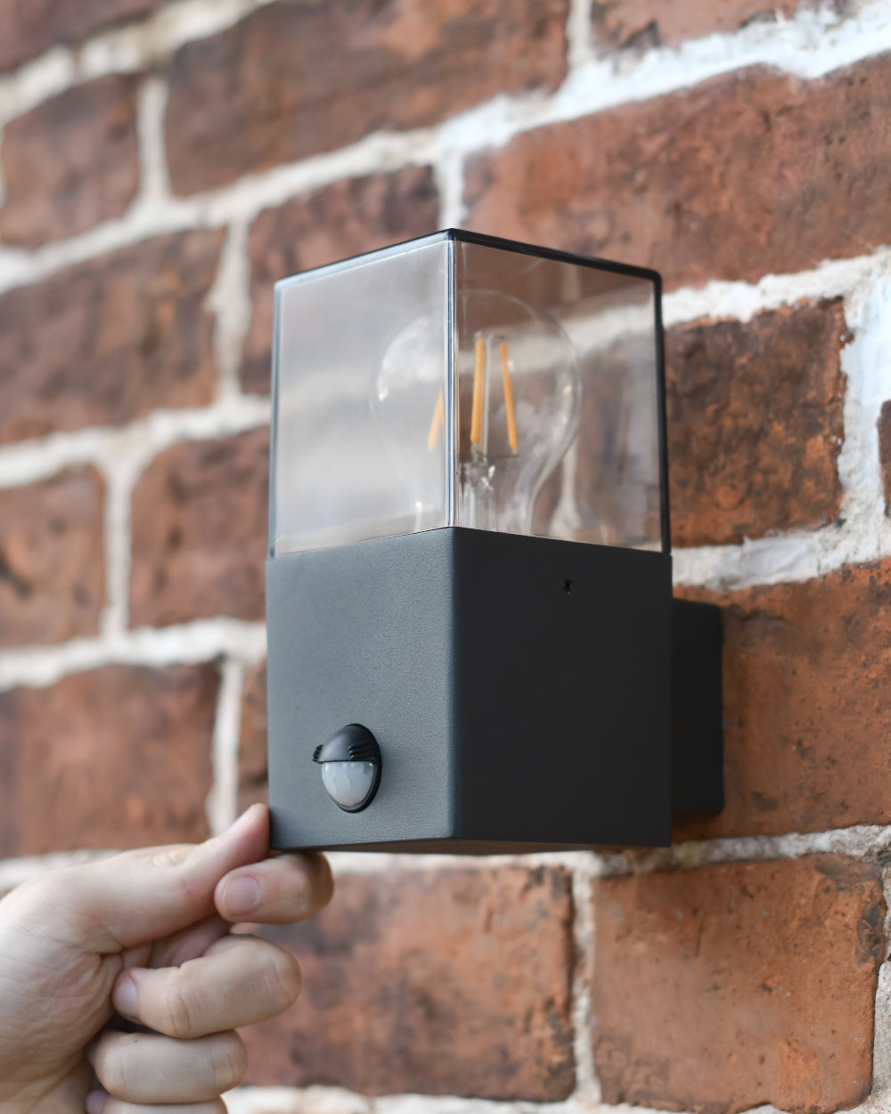 Outdoor light with a PIR sensor 