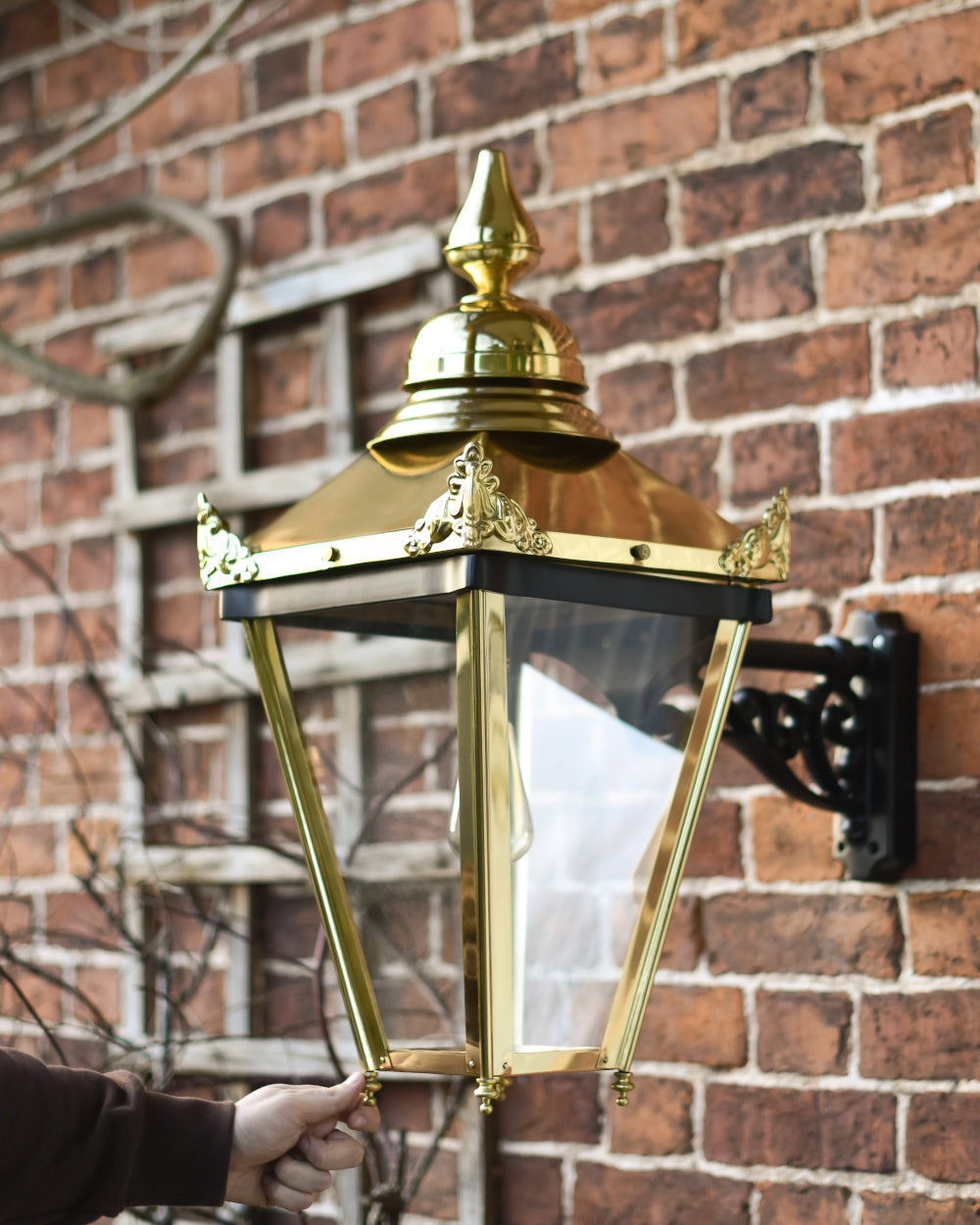 Ornate squared lantern