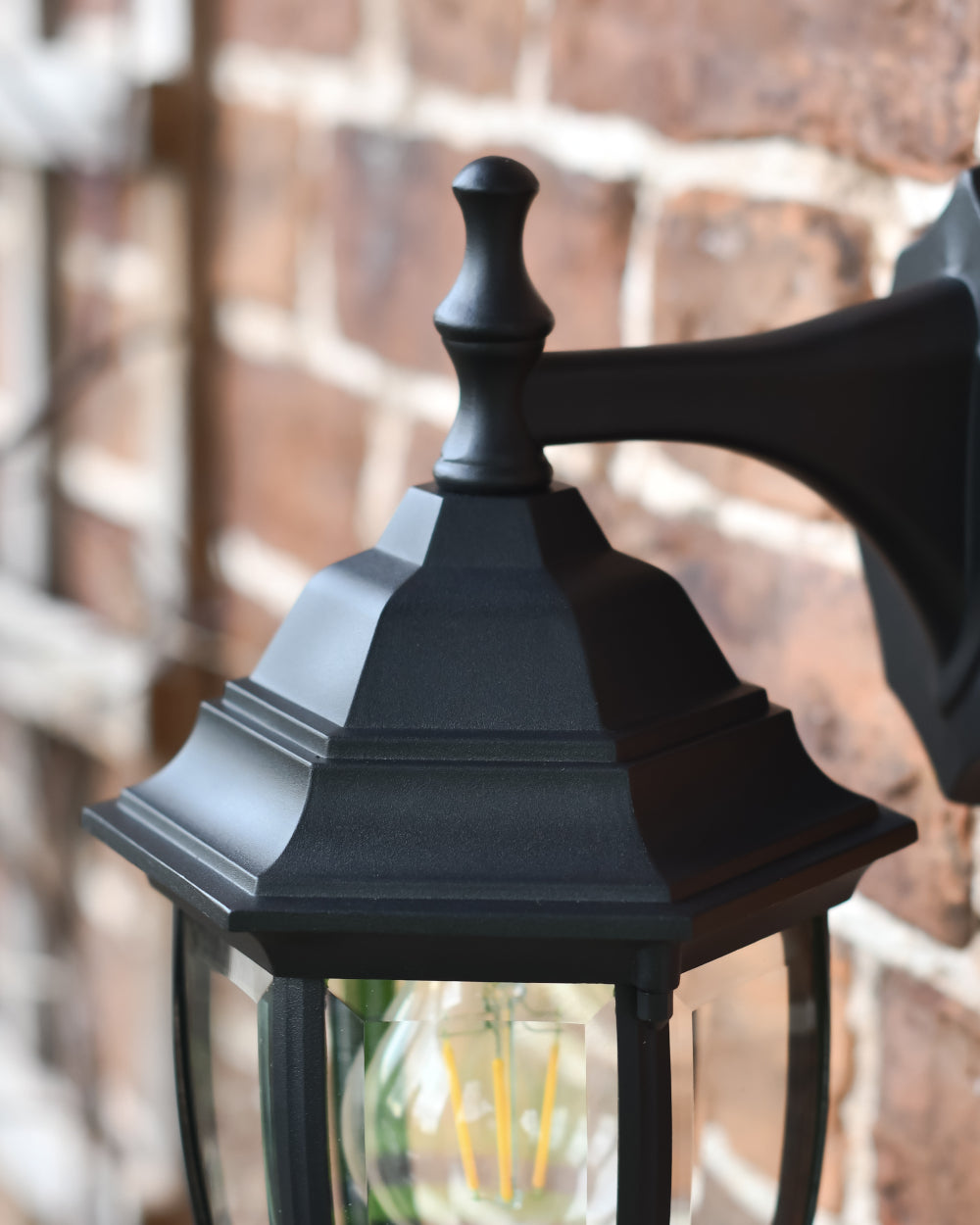 Ornate sloped lantern roof 