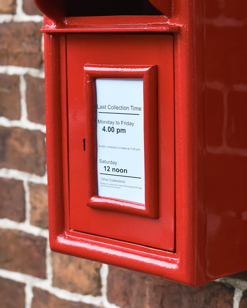 Glossy letter box 