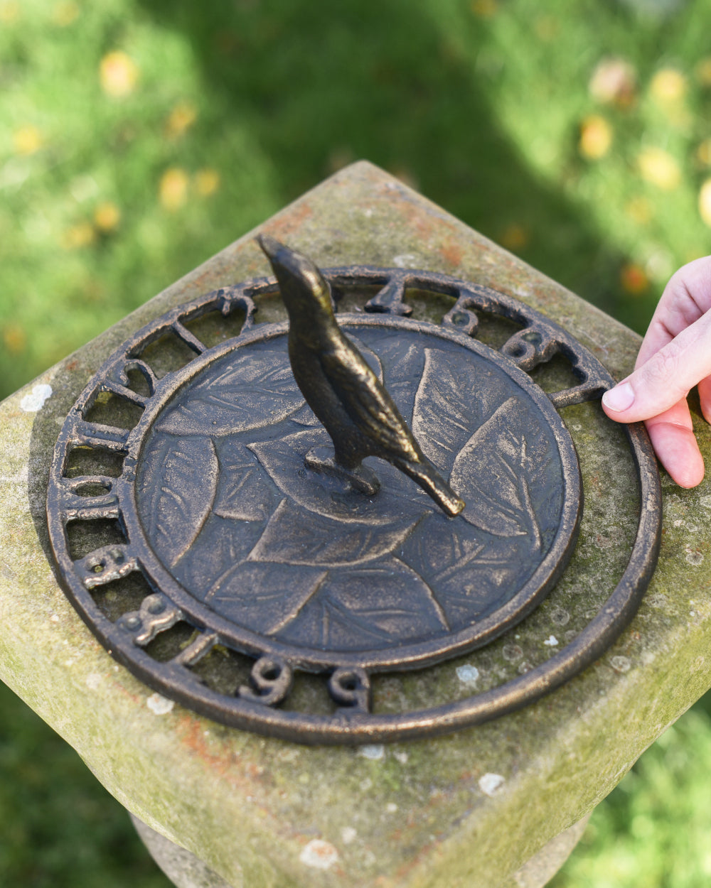 Life-size sundial scale 
