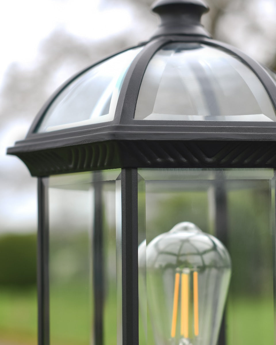 Glass 'Avis Cavea' Dome Pillar Light